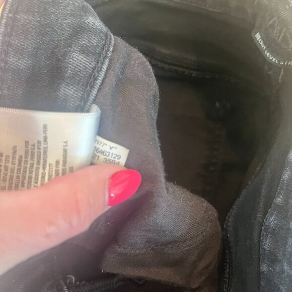 American Eagle Black Distressed High Rise Jegging Women's 0 Regular - Picture 9 of 10